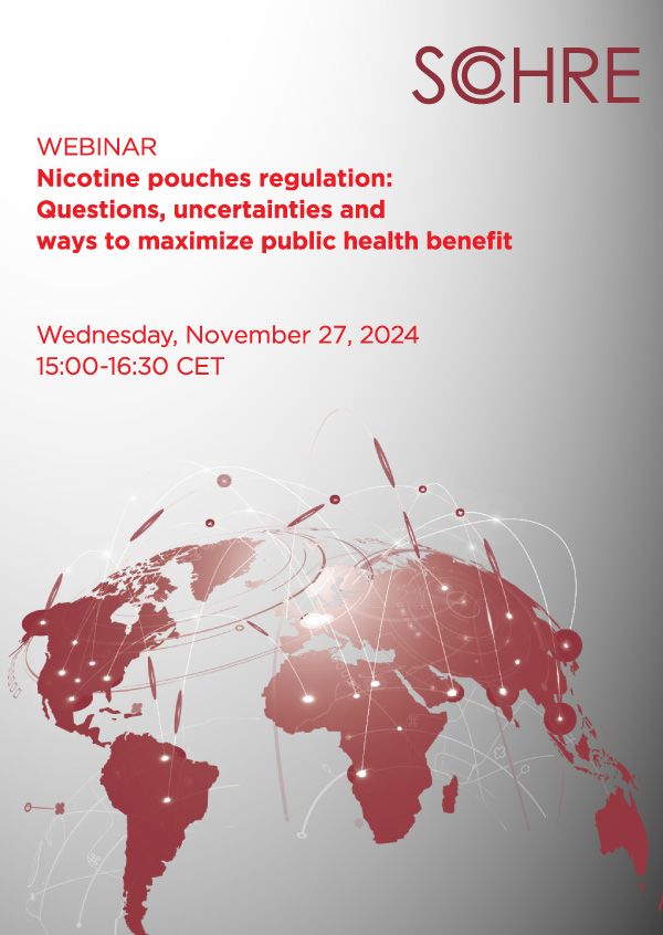 WEBINAR | Nicotine pouches regulation: Questions, uncertainties and ways to maximize public health benefit